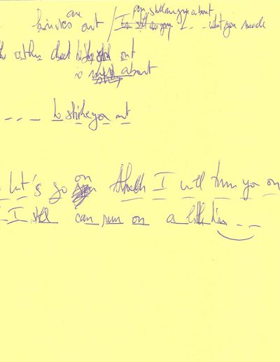 Folds in my Ben - Draft