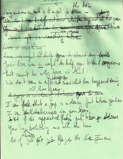 Just Between You and Me - Draft