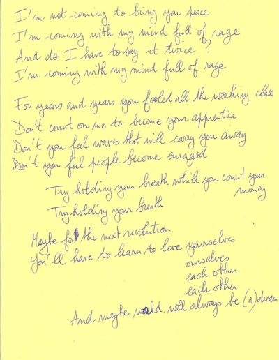 Revolution - Handwritten