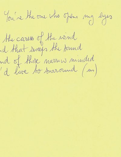 To Late For Hero - Handwritten